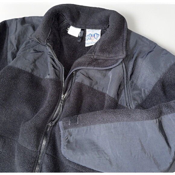USGI Fleece Cold Weather Men’s MED Vented Jacket Black Polartec Peckham Heavy - Picture 1 of 8
